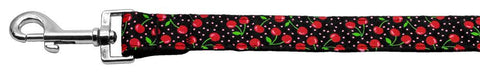 Cherries Nylon Collar Black  1 wide 4ft Lsh