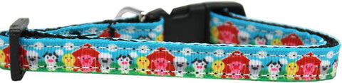 Barnyard Buddies Nylon Ribbon Dog Collar XS