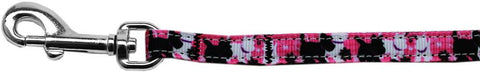 Plaid Pups Nylon Ribbon Pet Leash 3-8 inch wide 6Ft Lsh