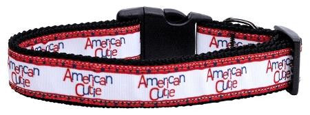 American Cutie Ribbon Dog Collars Medium