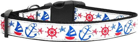 Anchors Away Dog Collar Medium