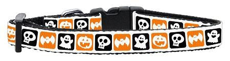 Classic Halloween Nylon Ribbon Collar X-Small