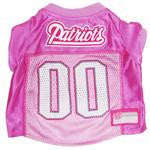 New England Patriots Pink Jersey LG