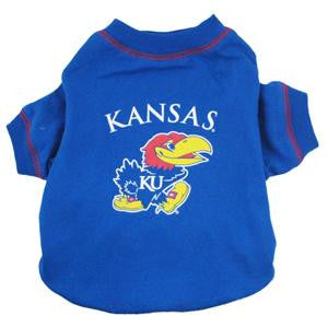 Kansas Jayhawks Pet Shirt LG