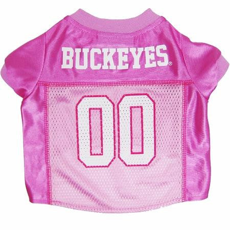 Ohio State Buckeyes Pink Jersey XS