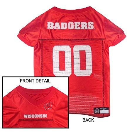 Wisconsin Badgers Pet Jersey XL