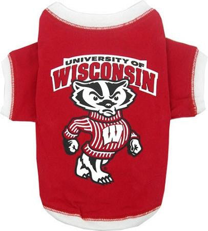 Wisconsin Badgers Pet Shirt LG