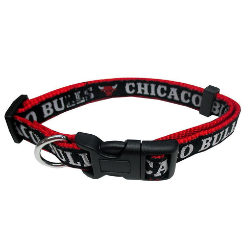 Chicago Bulls Dog Collar Small