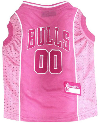 Chicago Bulls Pink Dog Jersey Large