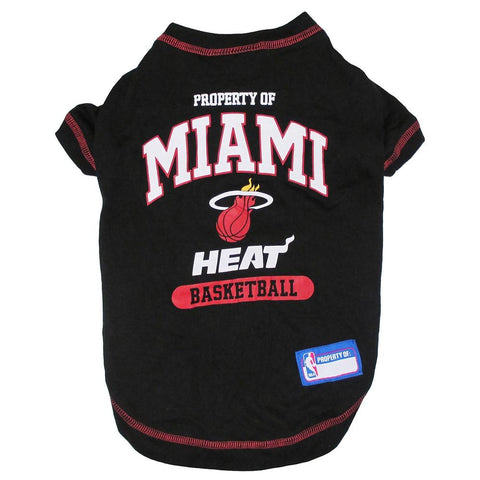 Miami Heat Dog Shirt Medium