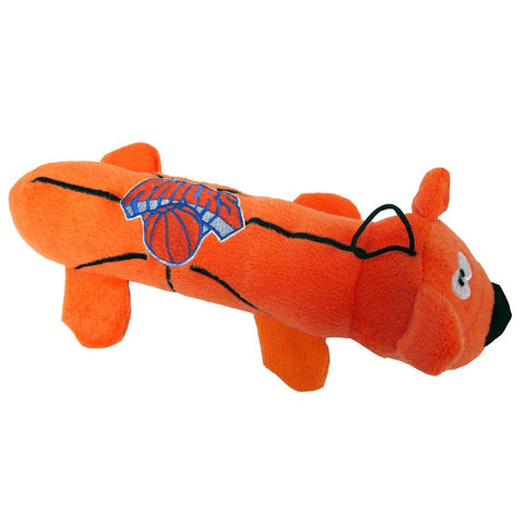 New York Knicks Plush Squeaky Dog Tube Toy