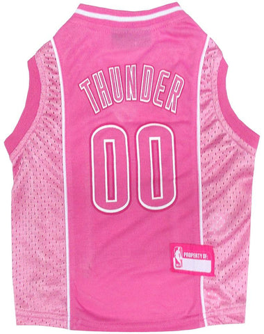 Oklahoma City Thunder Pink Dog Jersey Medium