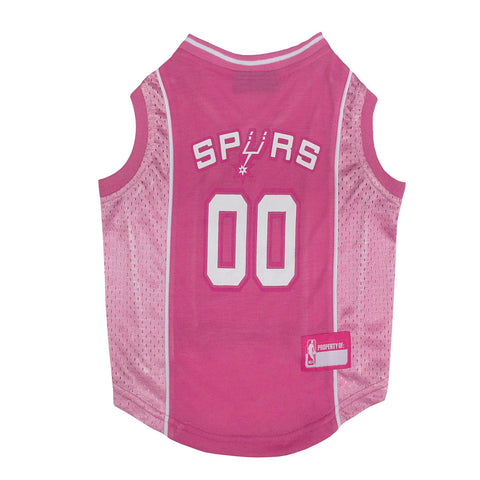 San Antonio Spurs Pink Dog Jersey Small