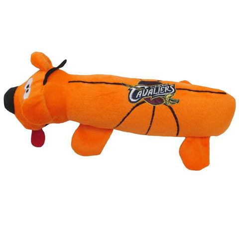 Cleveland Cavaliers Plush Squeaky Dog Tube Toy