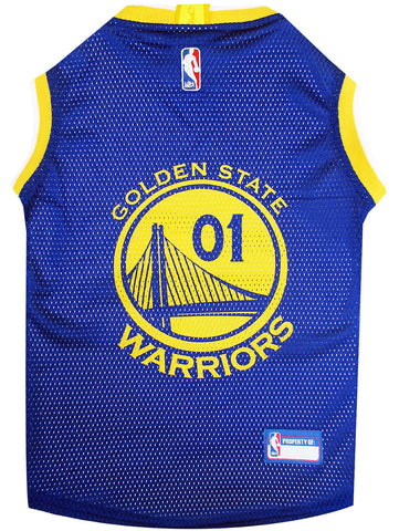 Golden State Warriors Dog Jersey Medium