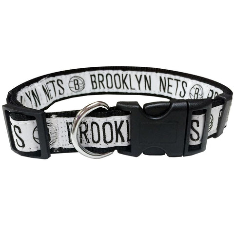 Brooklyn Nets Dog Collar Large