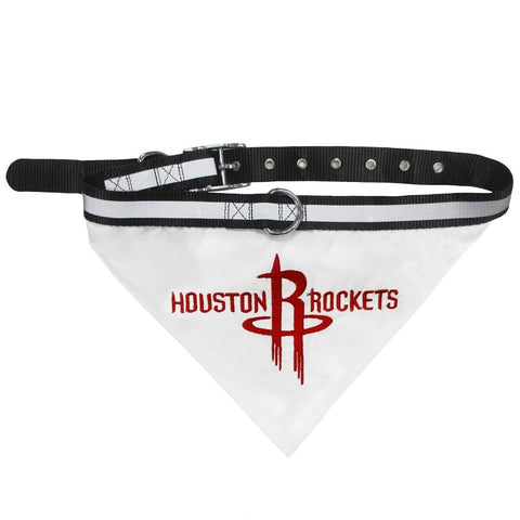 Houston Rockets Dog Bandana Collar Medium