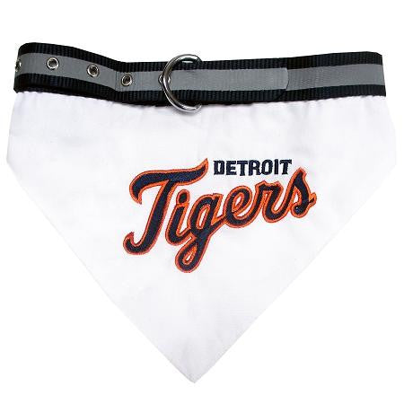 Detroit Tigers Dog Bandana Collar Large