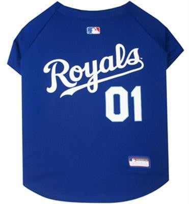 Kansas City Royals Baseball Dog Jersey Small