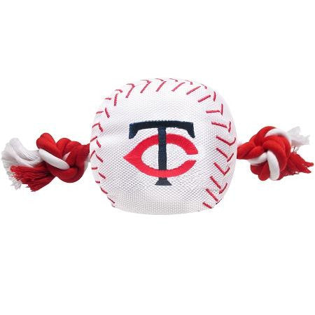 Minnesota Twins Nylon Baseball Rope Pet Toy