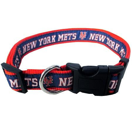 New York Mets Dog Collar Medium