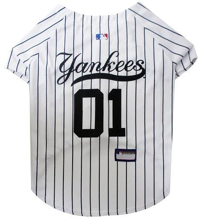 New York Yankees Baseball Dog Jersey XS