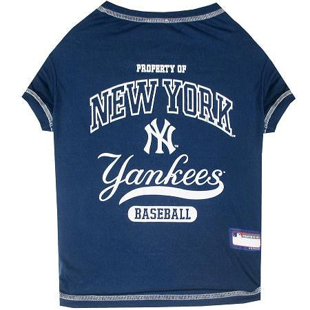 New York Yankees Baseball Dog Shirt Medium