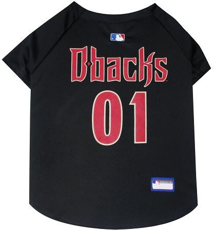 Arizona Diamondbacks Baseball Dog Jersey Medium