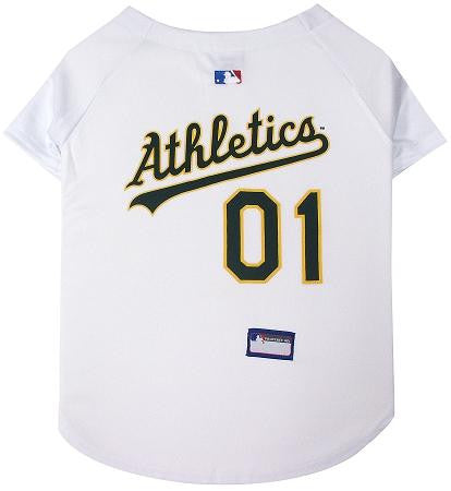 Oakland A's Baseball Dog Jersey Large