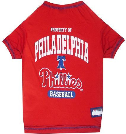 Philadelphia Phillies Baseball Dog Shirt Medium