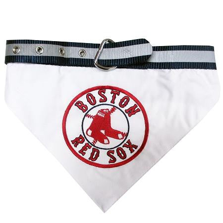 Boston Red Sox Dog Bandana Collar Large