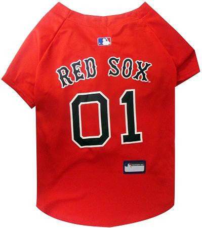 Boston Red Sox Baseball Dog Jersey Large