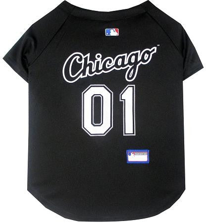 Chicago White Sox Baseball Dog Jersey Large