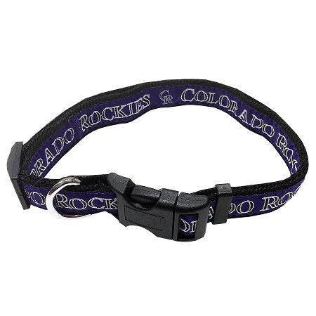 Colorado Rockies Dog Collar Medium