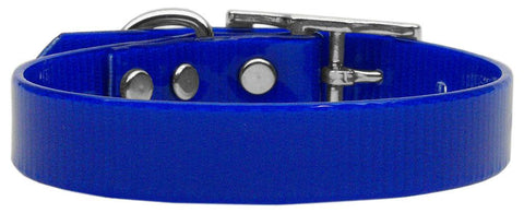 Plain Tropical Jelly Collars Blue Lg