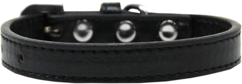 Wichita Plain Dog Collar Black Size 14