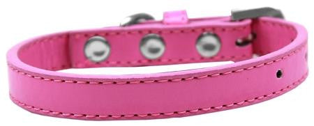 Wichita Plain Dog Collar Bright Pink Size 12