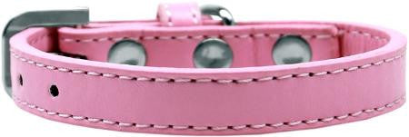 Wichita Plain Dog Collar Light Pink Size 12