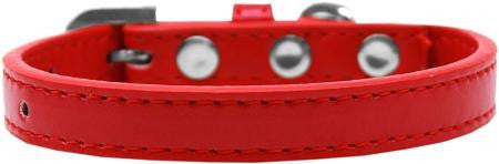 Wichita Plain Dog Collar Red Size 12