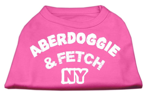 Aberdoggie NY Screenprint Shirts Bright Pink Sm (10)