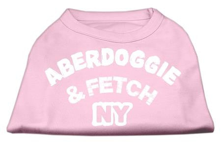 Aberdoggie NY Screenprint Shirts Light Pink Sm (10)