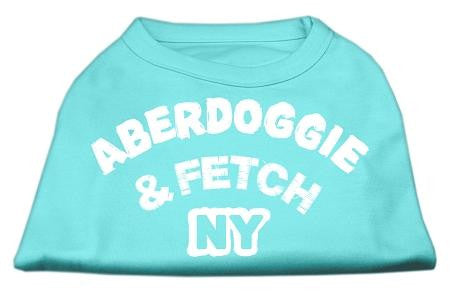 Aberdoggie NY Screenprint Shirts Aqua XS (8)