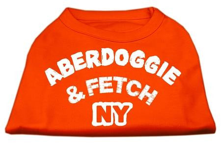 Aberdoggie NY Screenprint Shirts Orange XS (8)