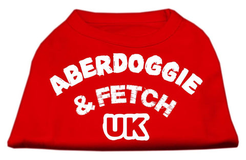 Aberdoggie UK Screenprint Shirts Red Lg (14)