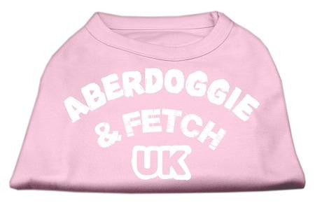 Aberdoggie UK Screenprint Shirts Light Pink Sm (10)