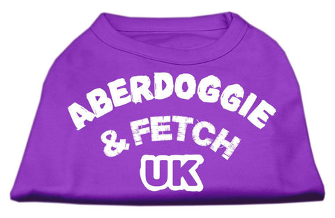 Aberdoggie UK Screenprint Shirts Purple XXL (18)