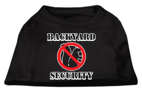 Backyard Security Screen Print Shirts Black L (14)