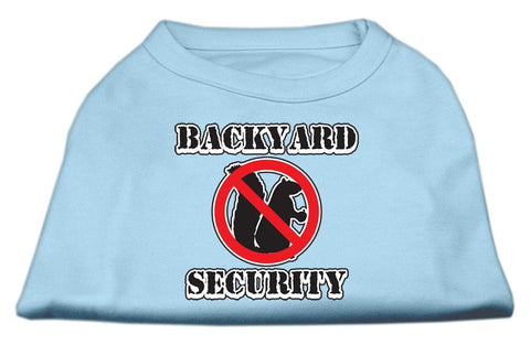 Backyard Security Screen Print Shirts Baby Blue M (12)