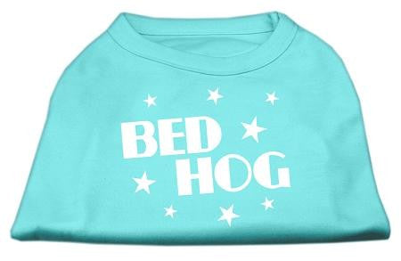 Bed Hog Screen Printed Shirt  Aqua Lg (14)