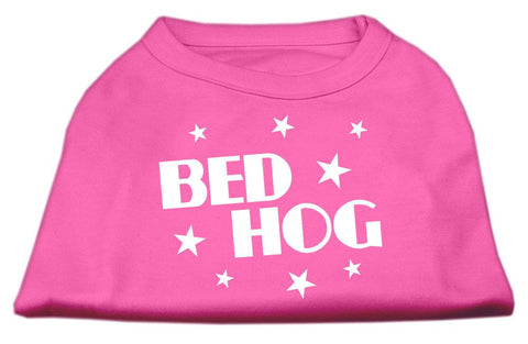 Bed Hog Screen Printed Shirt  Bright Pink Sm (10)